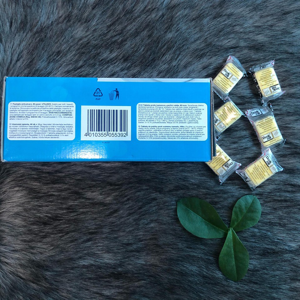 Viên Tẩy Lồng Giặt DENKMIT🔥Hàng Chính Hãng Nội Địa Đức