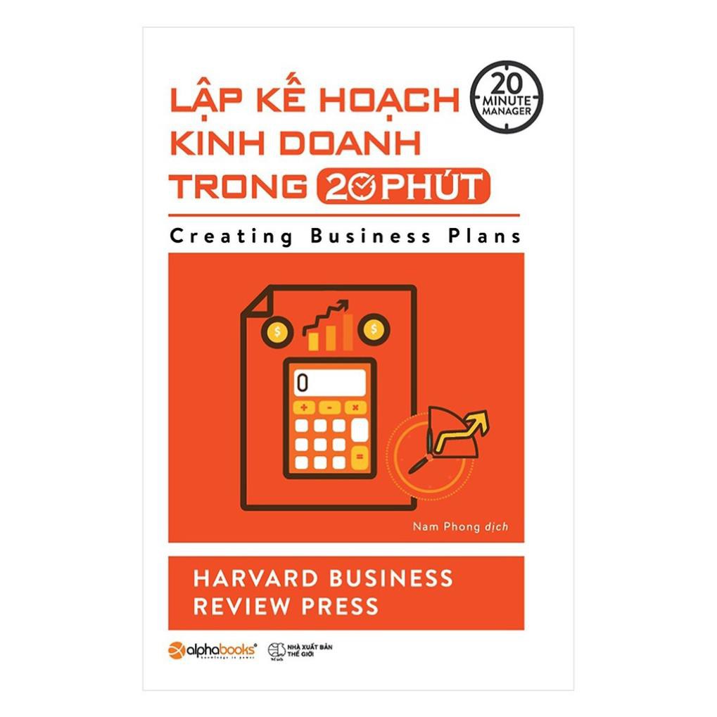 Sách Alphabooks - Lập kế hoạch kinh doanh trong 20 phút