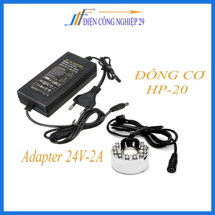 Combo Động Cơ Phun Sương HB-20 Và Nguồn Adapter 24V-2A