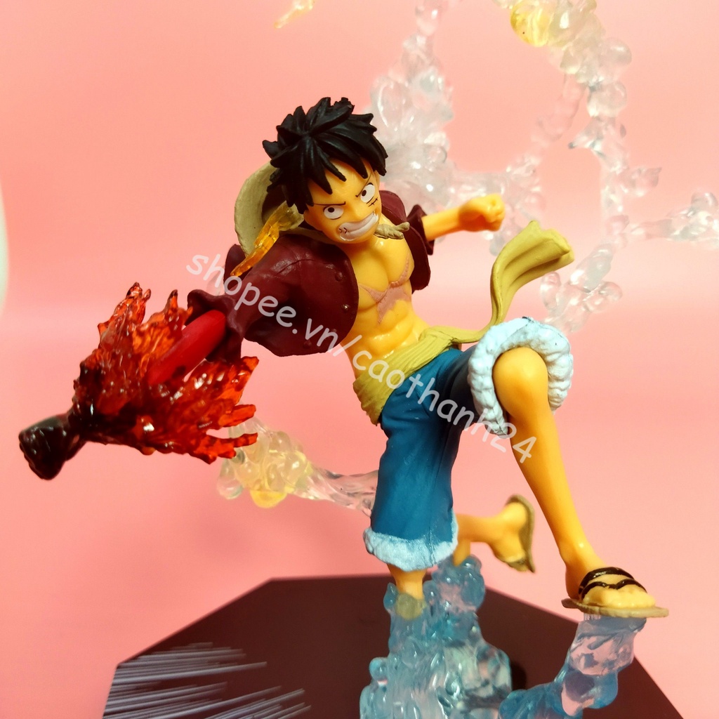 Mô hình Luffy One Piece Gear 2 haki cao 18cm cực chất