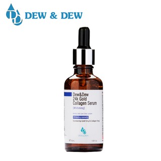 SERUM LÀM TRẮNG DA CHỐNG LÃO HÓA 24K GOLD COLLAGEN WHITENING DEW&DEW 50ML