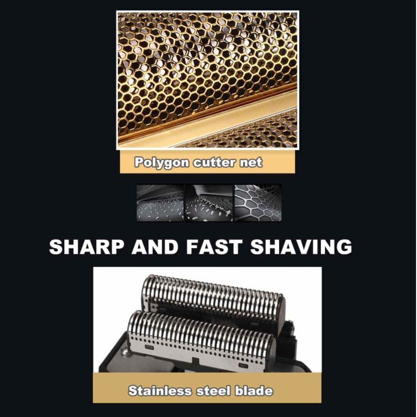 Máy Cạo Râu Khô Kemei Km 2026 - Siêu Sát Siêu Trắng - Màn Hình LCD Sang Trọng - Tặng Kèm Lưỡi Dao Phụ - Bảo Hành 12T