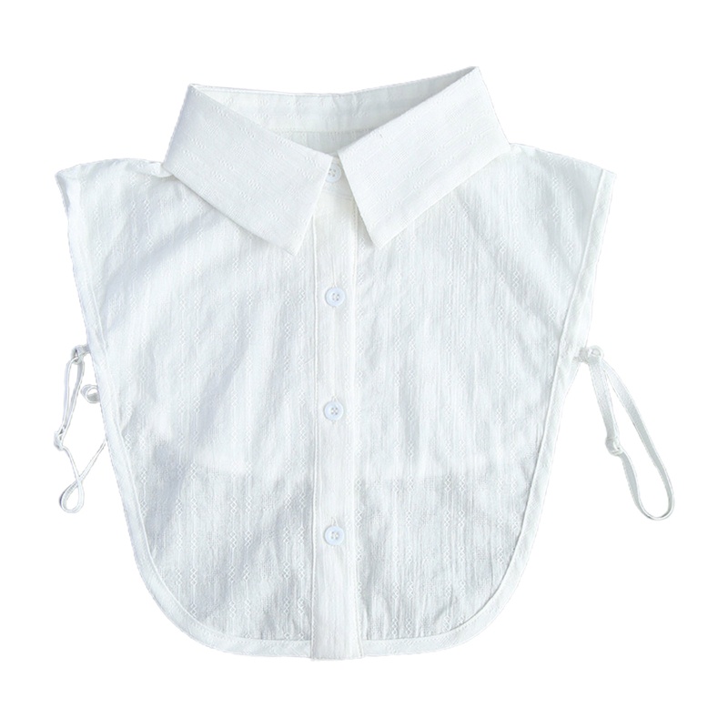 Cổ Áo Sơ Mi Polyester Giả Kiểu Cổ Điển Thanh Lịch Có Thể Tháo Rời