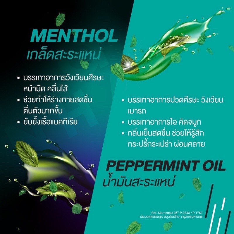 Ống Hít Thông Mũi Bạc Hà Thái Lan Peppermint Field Inhaler 2mL