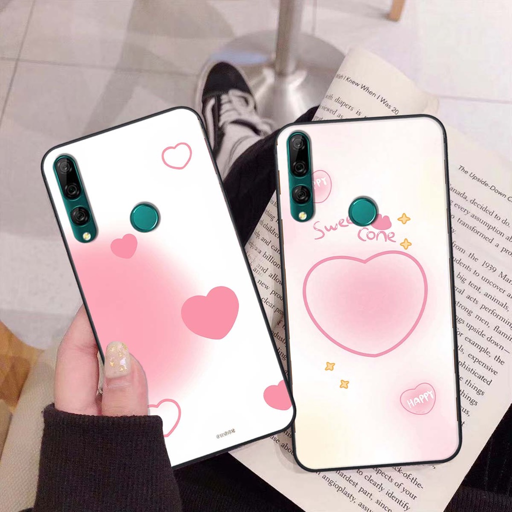 Ốp Huawei Y9 2019 / Y9 Prime 2019 in hình trái tim, caro kẹo ngọt đầy cá tính siêu đẹp siêu chất
