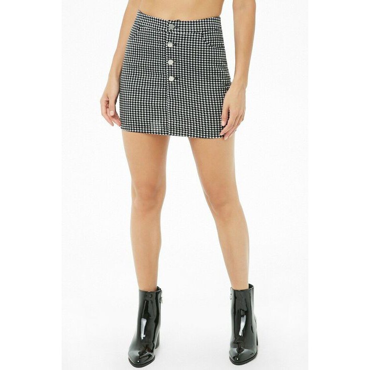 CHÂN VÁY HỌA TIẾT NÚT F21 XUẤT XỊN sale outlet