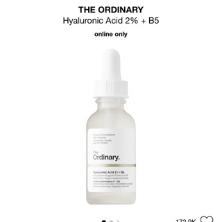 THE ORDINARY - Săn sale - Serum cấp nước - Hyaluronic Acid 2% + B5