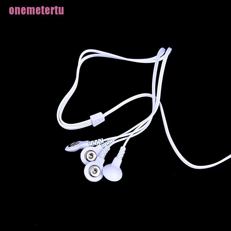 Dây Dẫn Điện Cực 2.5mm 4 Nút 2 Trong 1 Cho Liệu Pháp Liệu Pháp
