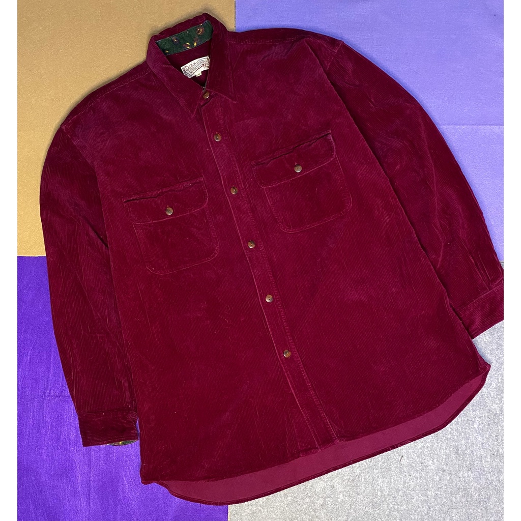 ÁO SƠ MI NHUNG TĂM 2HAND  UNISEX