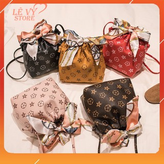 💥New 2020💥Túi Đeo Chéo Dây Rút, Thắt Nơ LV Thời Trang Dành Cho Nữ