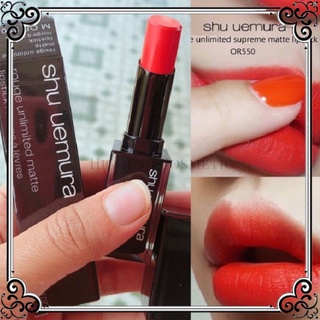 Son thỏi shu uemura màu 550 vỏ đen màu cam đỏ -𝙷𝚒𝚐𝚑𝚎𝚗𝚍.𝙲𝚘𝚜𝚖𝚎𝚝𝚒𝚌-