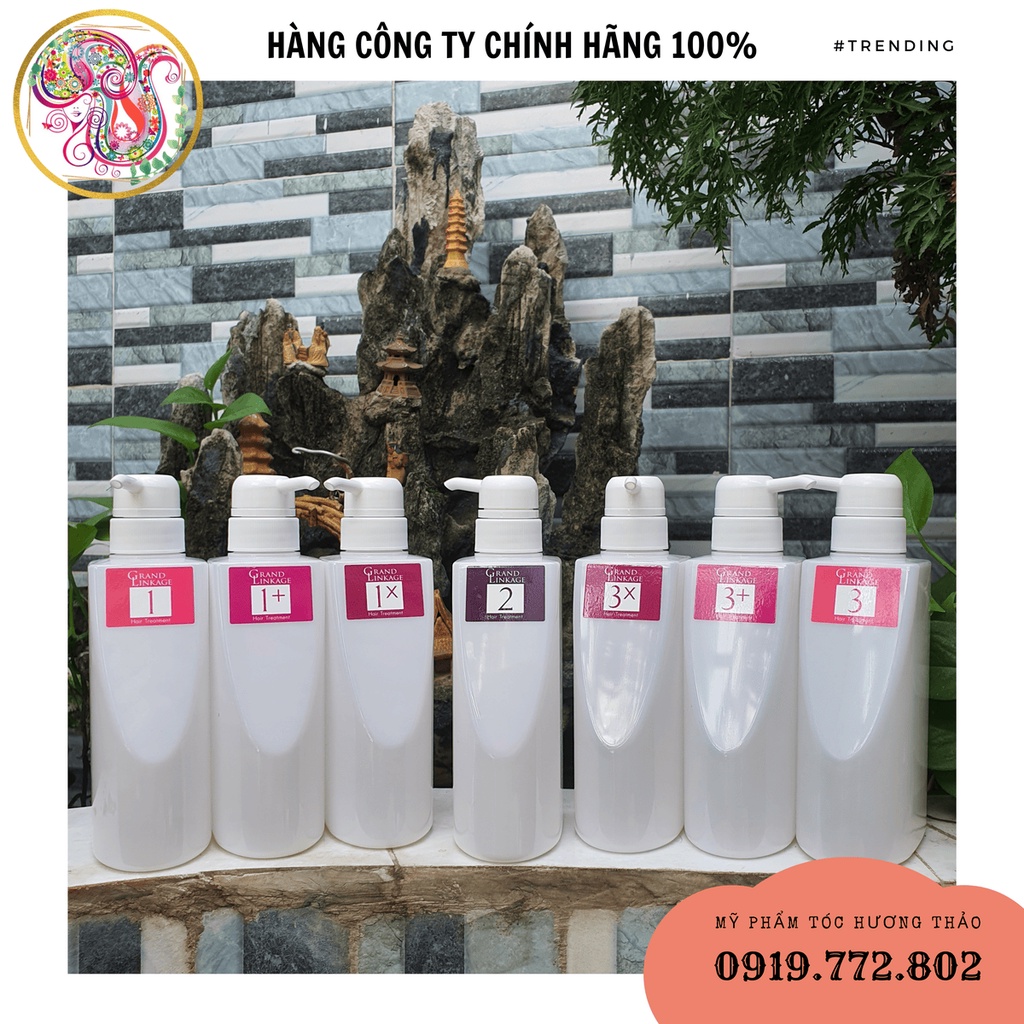 Bộ chai 3+/3x chiết tách sản phẩm Milbon phục hồi 3 bước chuyên nghiệp cho Salon (600g/ 600g/ 300g)