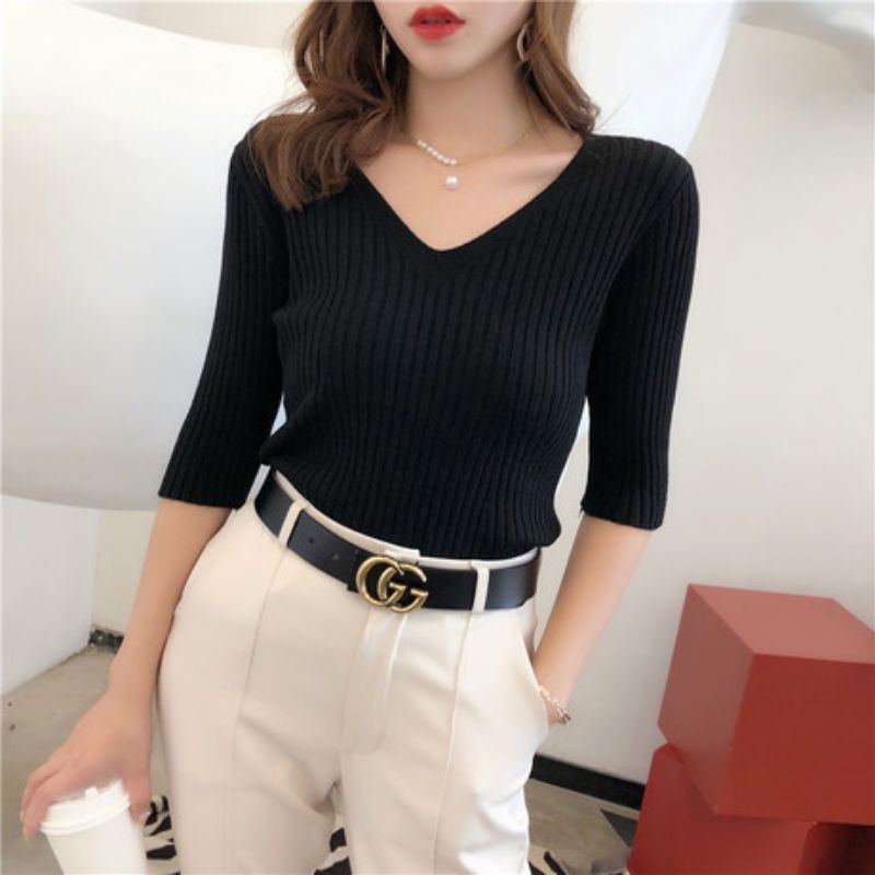 Áo Len Thun hè thu 🌸freeship🌸 hàng QC rẻ đẹp