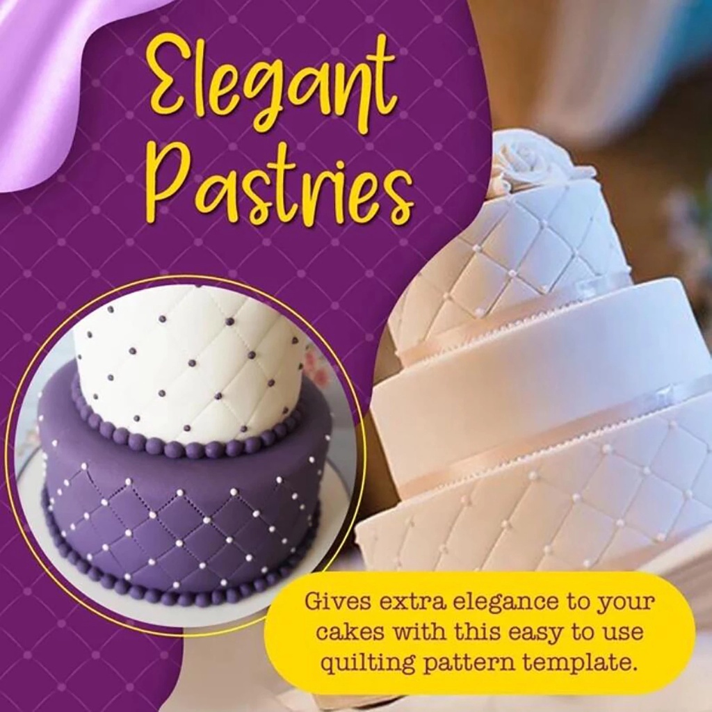 Khuôn Nhựa Làm Bánh / Nướng Bánh Hình Viên Kim Cương DIY