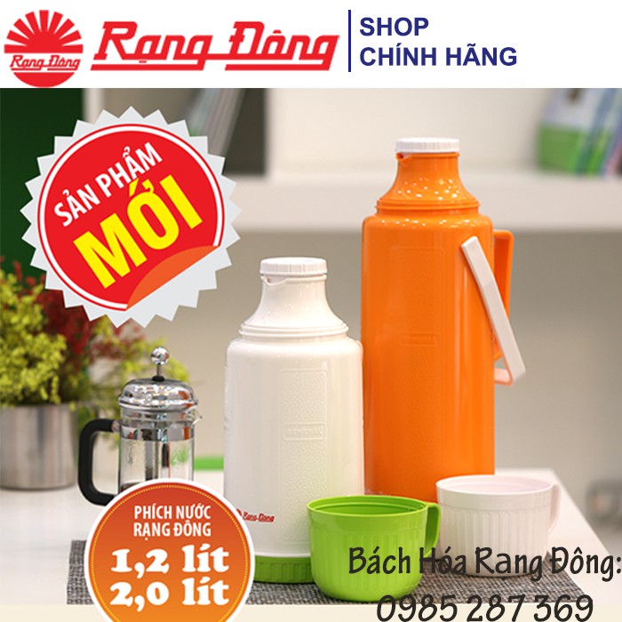 Phích Giữ Nhiệt Rạng Đông 1,2 Lít Và 2 Lít Cao Cấp,