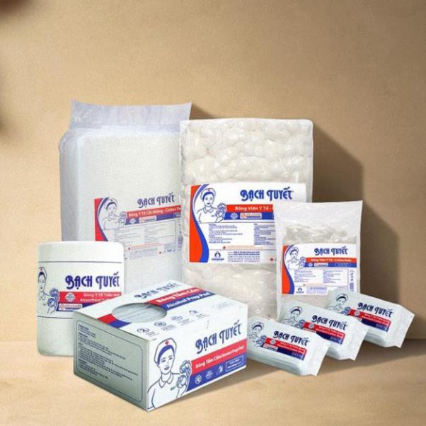 Bông Y Tế Bạch Tuyết Size Nhỏ 10gr