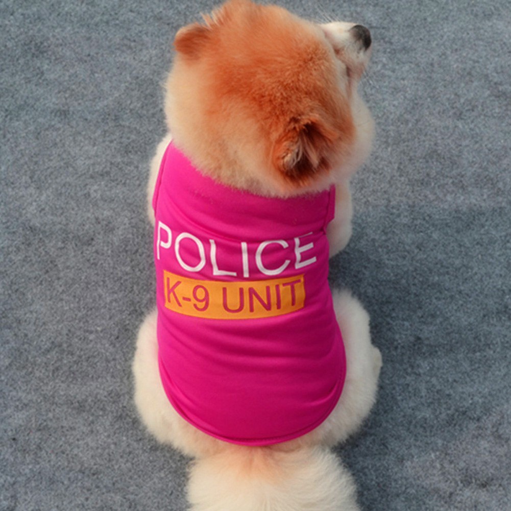 Áo Thun In Chữ Police K-9 Unit Cho Thú Cưng