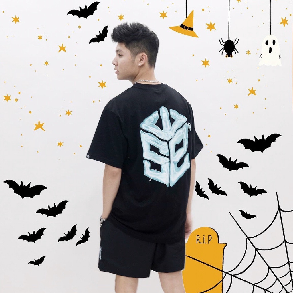 Áo thun SKY SWE tay lỡ cực hot unisex form rộng bền màu không xù lông 1Kenz