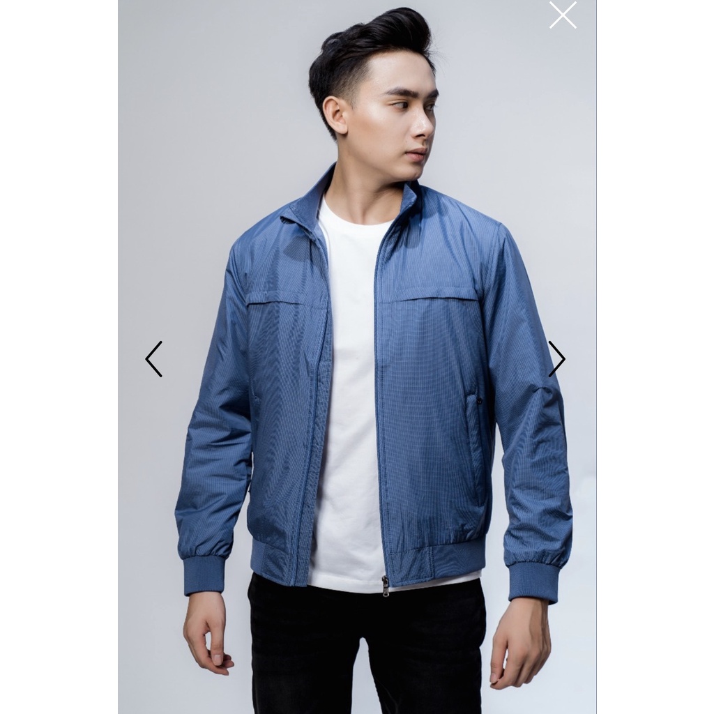 OWEN - Áo khoác gió nam Owen 2 lớp màu xanh 61030