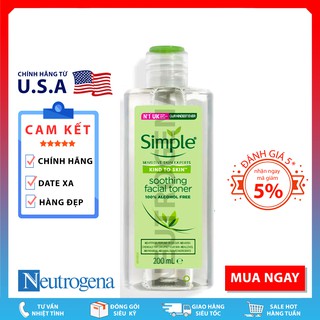 Nước cân bằng Simple Soothing Facial Toner