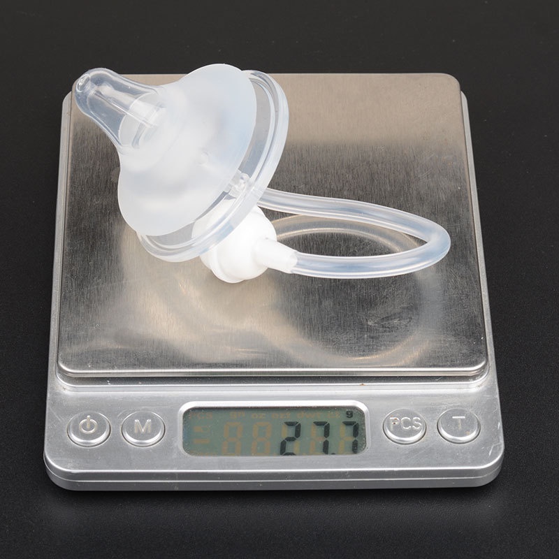 ￼Núm ti kèm van chống sặc thay thế cho bình sữa cổ rộng bú mọi tư thế cho bé như Pigeon, Toom, Lansioh, Gb