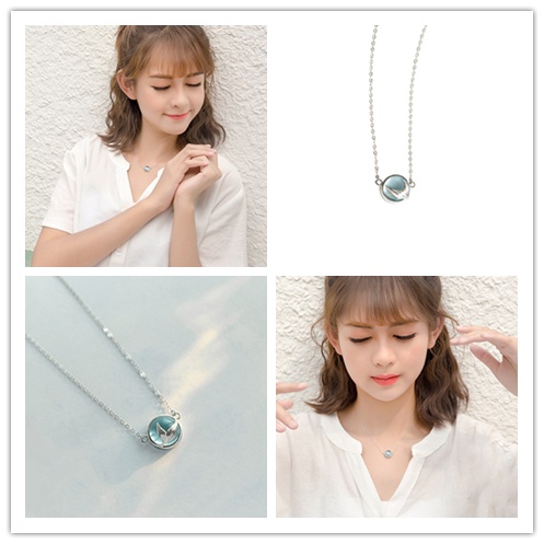 Vòng cổ Hình Nàng Tiên Cá Xinh Xắn Thời Trang Dành Cho Nữ