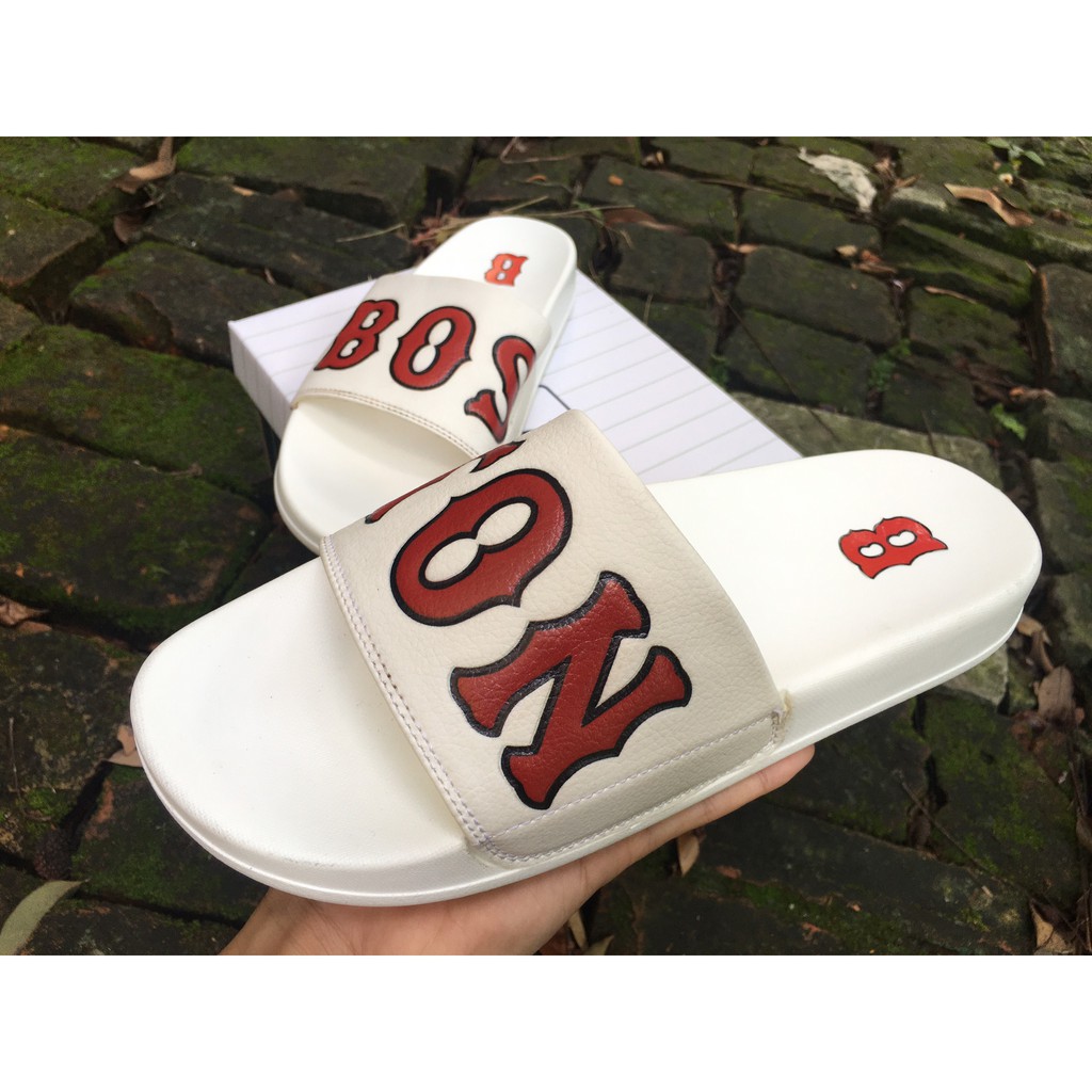 [SALE SỐC] [FULL BOX+ BILL] Dép Boston trắng đỏ, NY đen, 𝐌𝐋𝐁 Hot Hit 2022 cao cấp