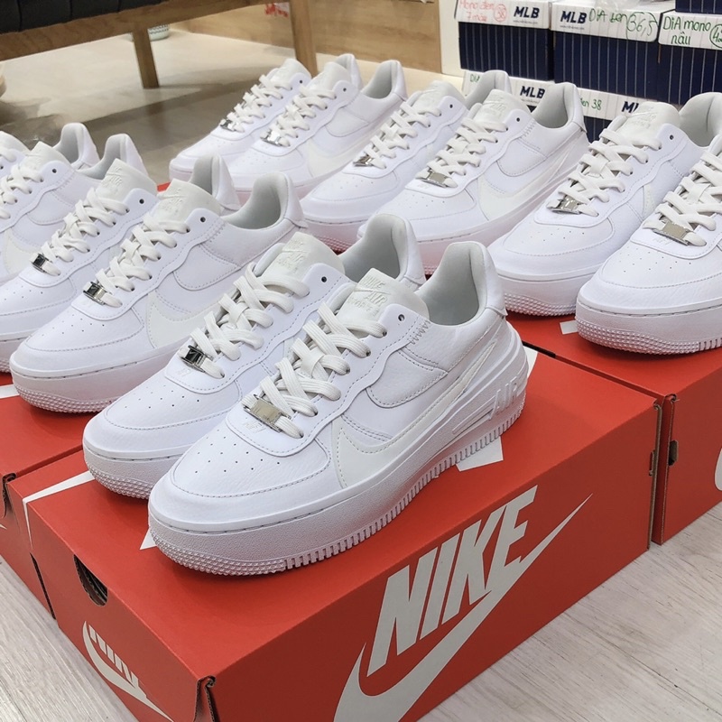 Giày AF1 Air Force 1 PLTAFORM 'Triple White'  💯