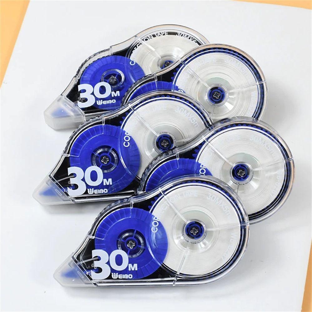 Cuộn Băng Keo Màu Trắng Kích Thước 5mm * 30M Dùng Trang Trí Sổ Tay / Nhật Ký