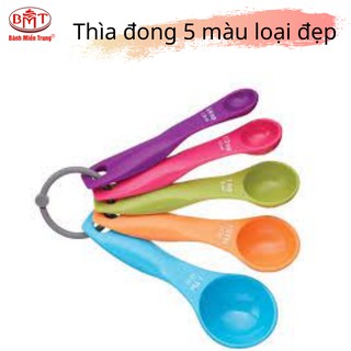 Thìa đong 5 màu loại đẹp