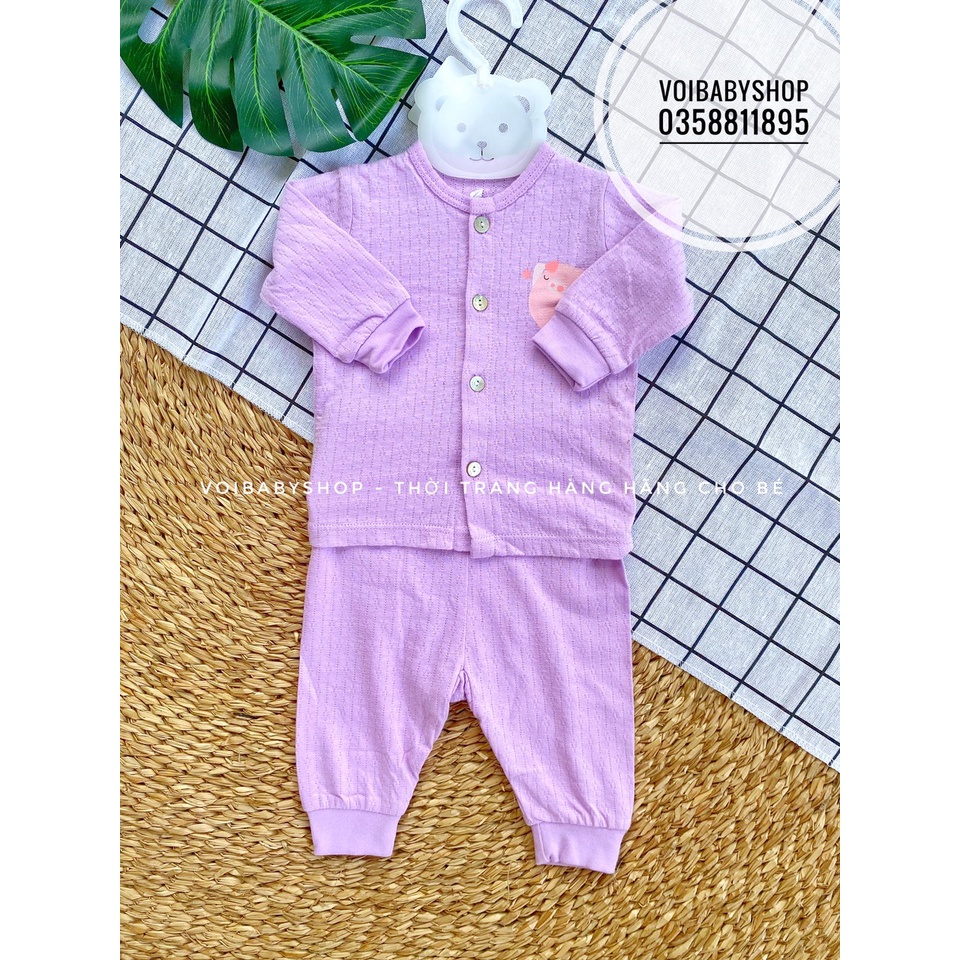 Bộ cài giữa tay dài sơ sinh Lullaby cho bé NH25-19