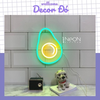 Đèn NeonSign | Quả Bơ | Kích Thước 20x15cm | Quà Tặng Trang Trí Cực Chất , Siêu Sáng & Tiết Kiệm Điện Với Led 12v