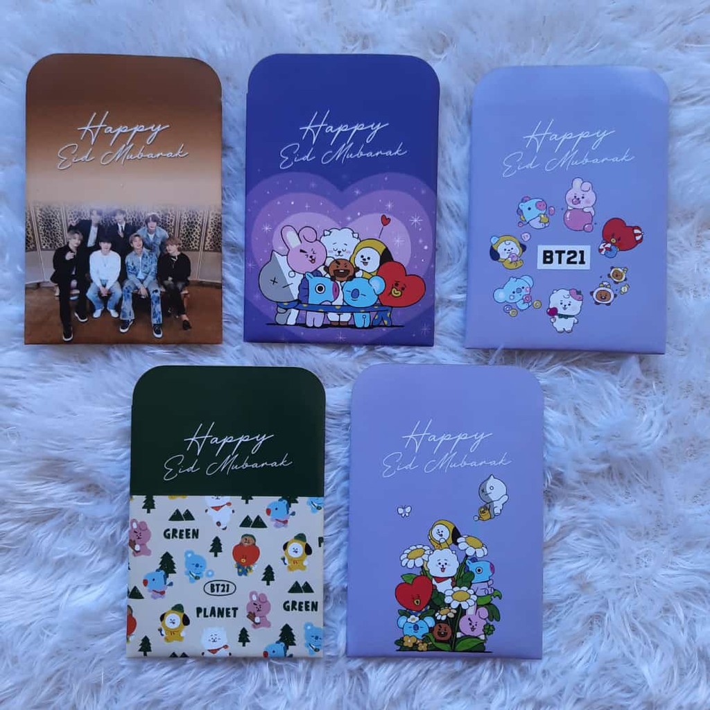 Phong Bì Lì Xì In Hình Bt21 Bts Dễ Thương