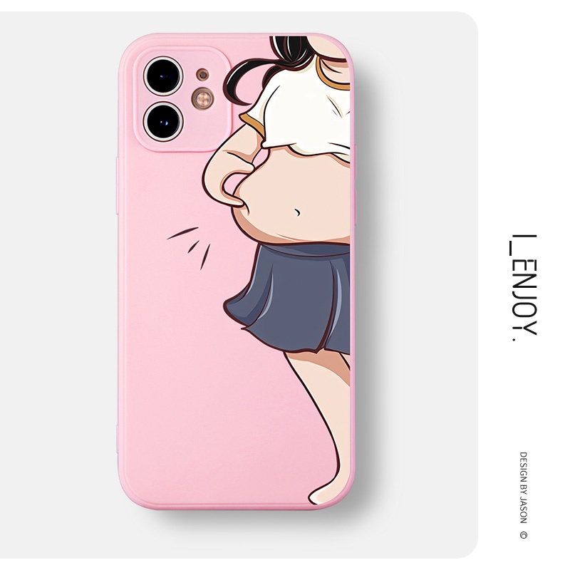 Ốp lưng mềm GUMAN kute hài hước cặp đôi dễ thương đẹp Cho iPhone 11 12 13 Pro Max SE 2020 ip 8 7 6 6S Plus X XR XS 4073 | BigBuy360 - bigbuy360.vn