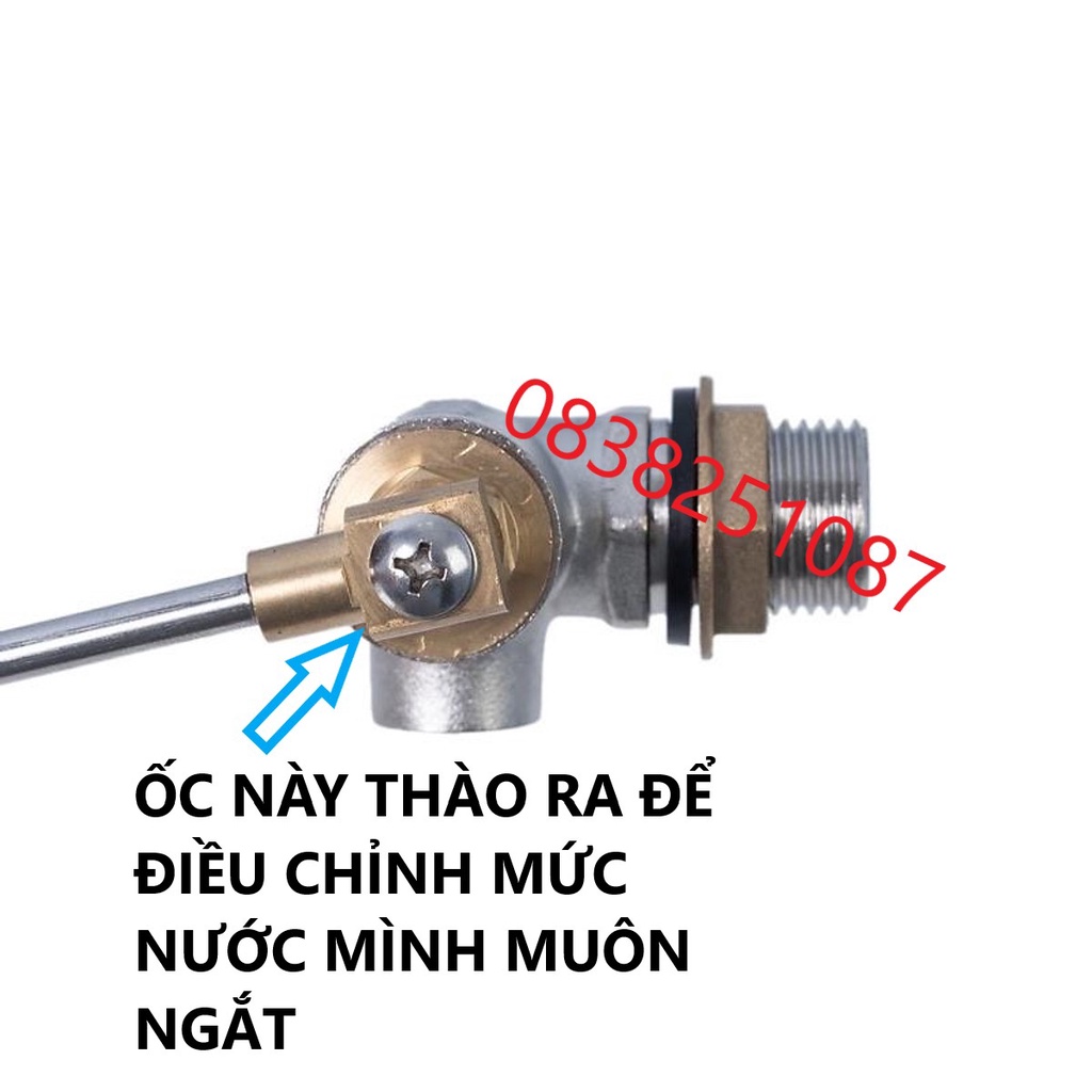 VAN PHAO CƠ INOX BANH CÓ CÁT PHI 21,27
