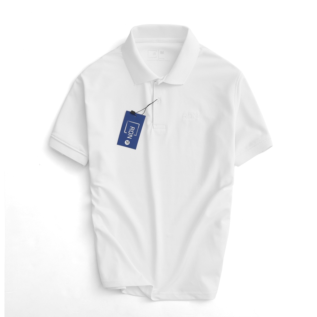 Áo thun nam Polo RON vải thun cá sấu Poly Spandex thoáng mát lịch lảm RON-PLSP03