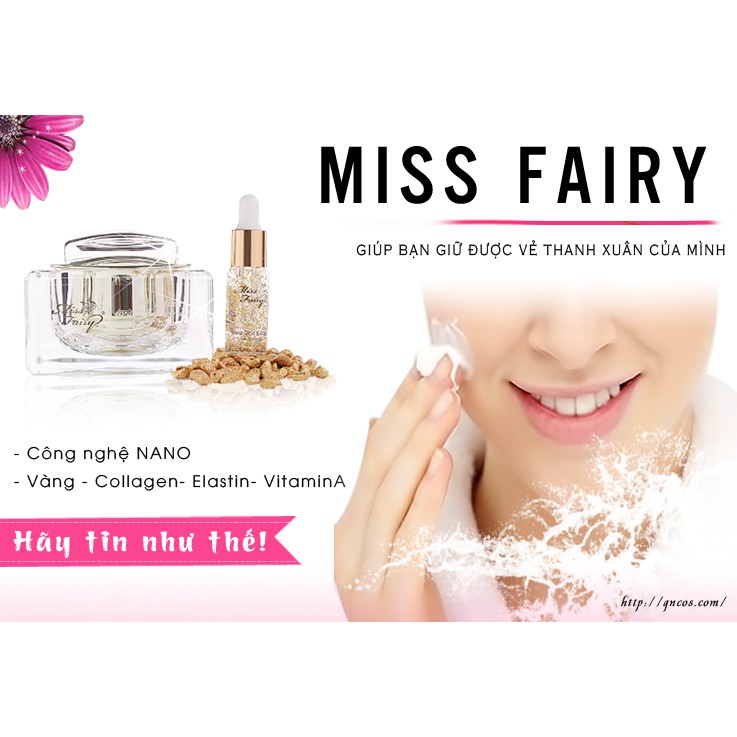 KEM MISSFAIRY VÀNG - DƯỠNG DA TINH CHẤT VÀNG NANO - NANO GOLD