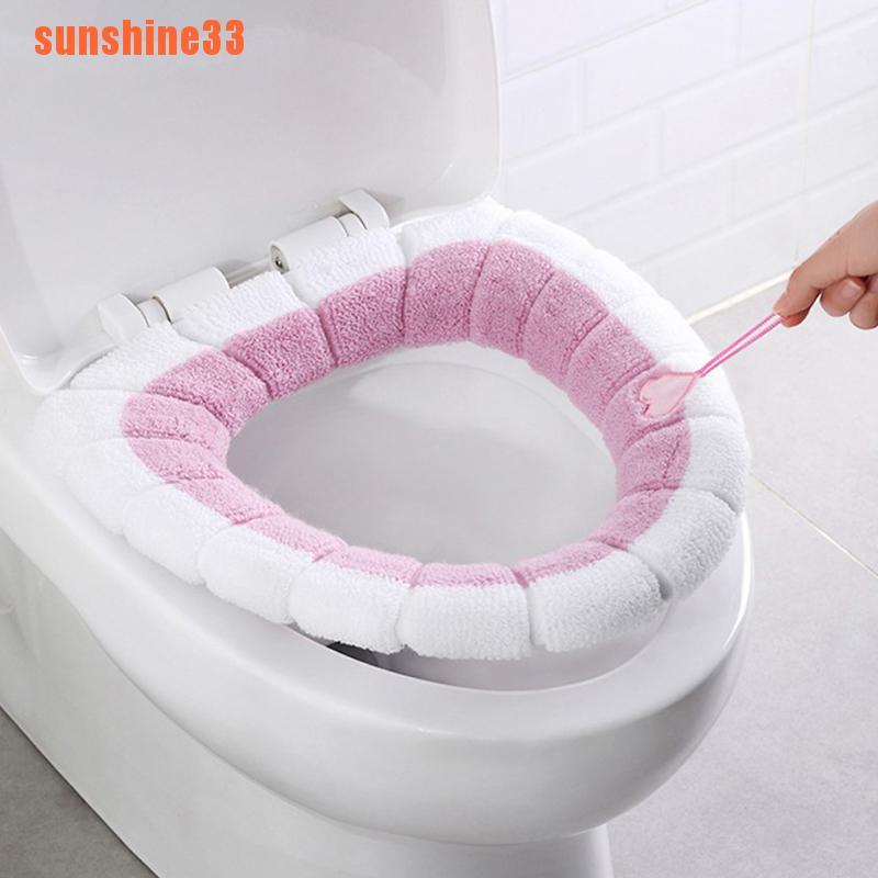 Ghế Ngồi Toilet Giữ Ấm Mùa Đông Có Thể Giặt Được