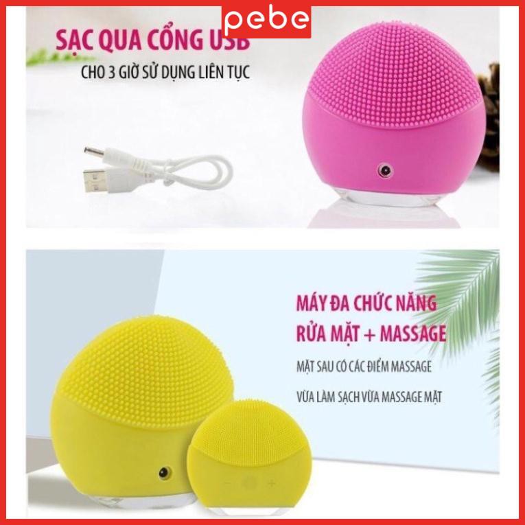 Máy rửa mặt forever luna mini máy giúp massage mặt chống lão hóa