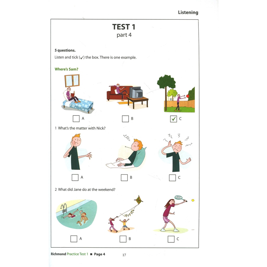 Sách Richmond Practice Tests Movers First News