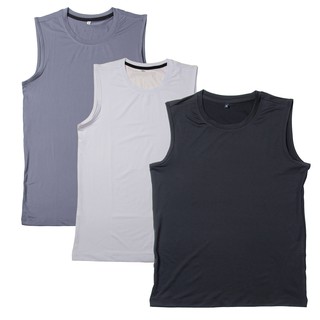 BST Áo Ba Lỗ Nam Trơn, Vải Thun Lạnh 4 Chiều