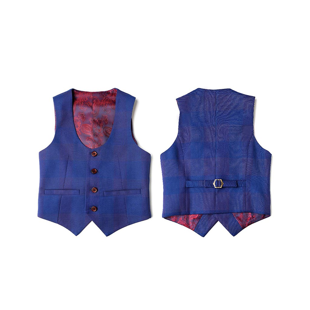 Bộ Vest - Bộ suit xanh cho bé trai - VEST SUIT NXS1014 | BLUE