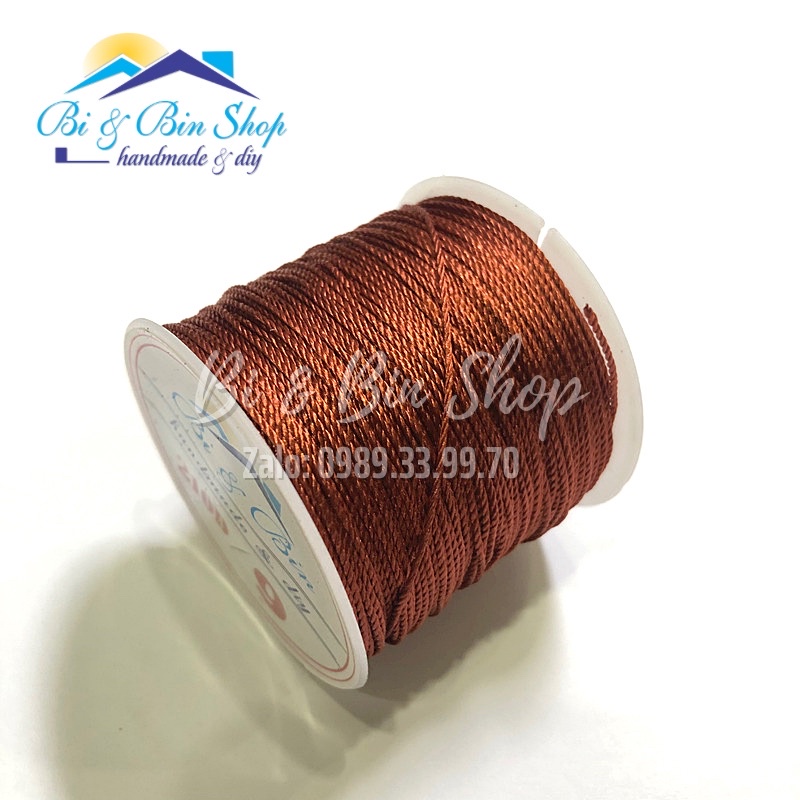 Chỉ Nilon 210D/6 Cuộn Nhỏ Dùng Xỏ Chuỗi Ngọc Hạt Trai, Xỏ Chuỗi Làm Handmade