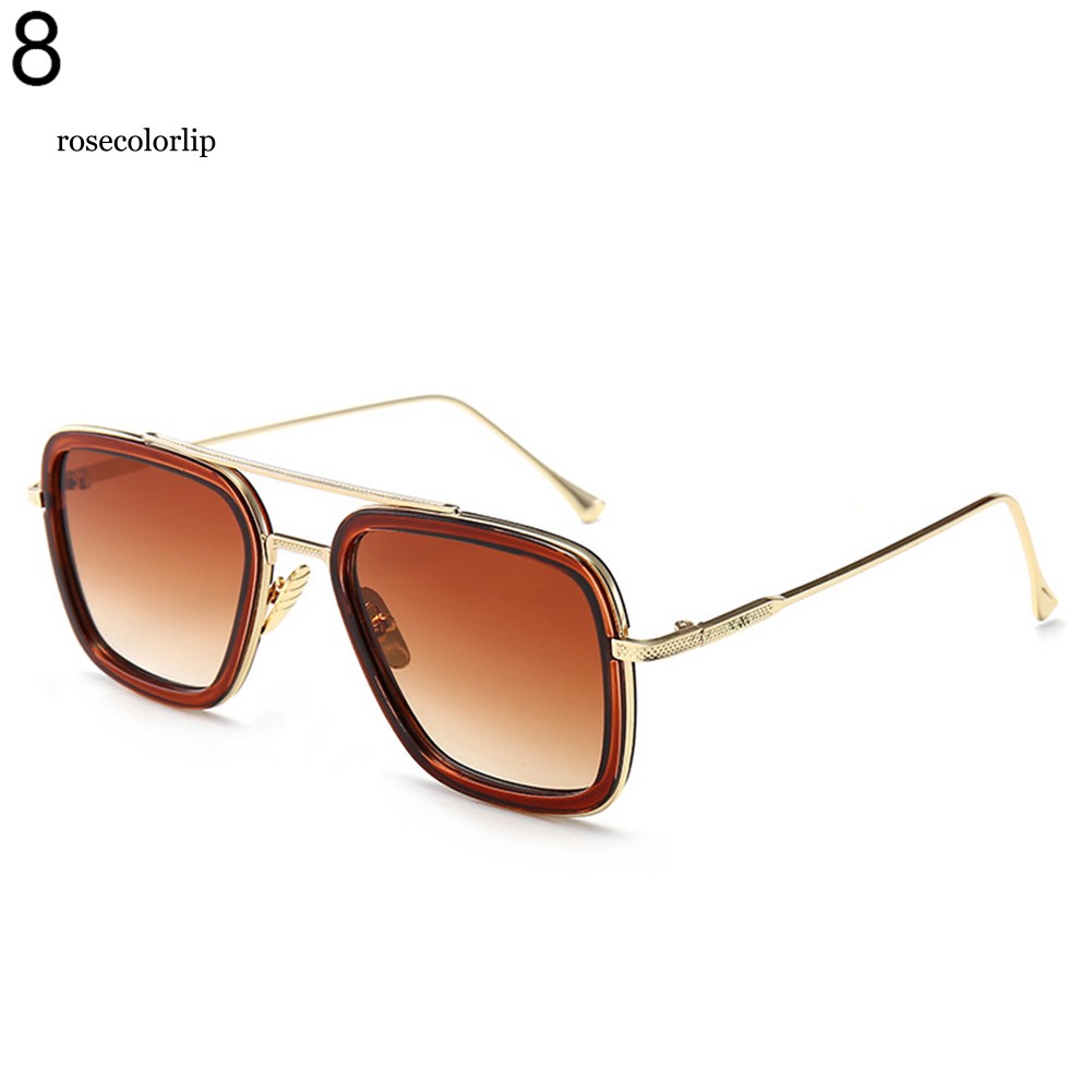 Kính mát nam gọng vuông chống tia UV kiểu dáng retro thời trang | BigBuy360 - bigbuy360.vn