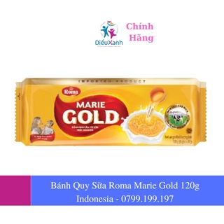 Bánh quy sữa roma marie gold 120g - indonesia
