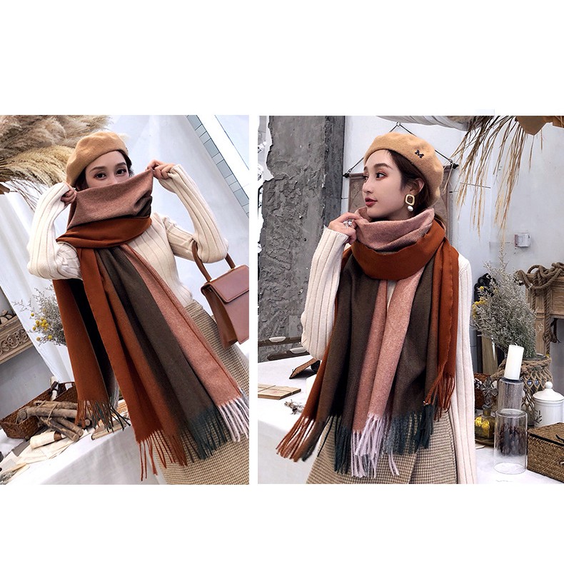 Khăn quàng nữ cao cấp, thời trang, phong cách, chất đẹp