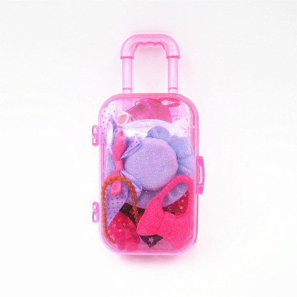 AD Fashion Travel Kits Hand-pulled Boxes Toy for Doll Toy Accessories
