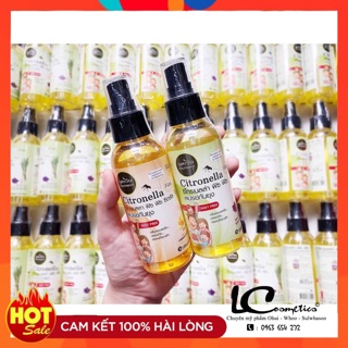 [ MUA NGAY TẶNG QUÀ LIỀN TAY] Tinh Dầu Xịt chống Muỗi Phutawan Citronella 100ml