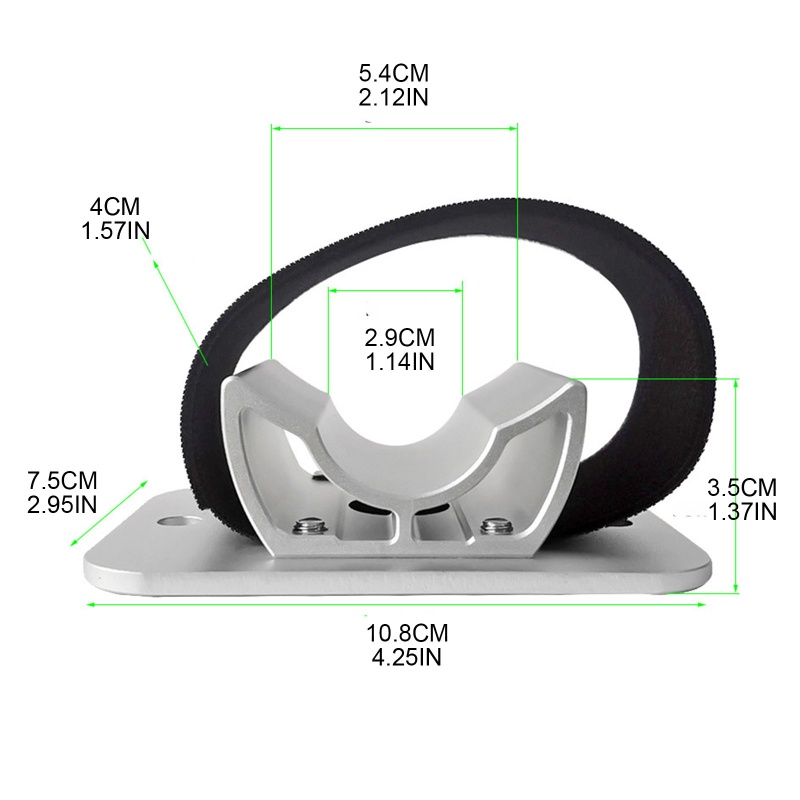 QQ Kẹp Cố Định Hành Lý Bằng Hợp Kim Nhôm Chống Thấm Nước Cho Xe Đạp