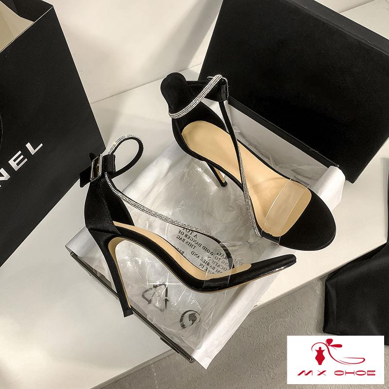 Giày Cao Gót Quai Trong Suốt Thời Trang Dành Cho Nữ 2022